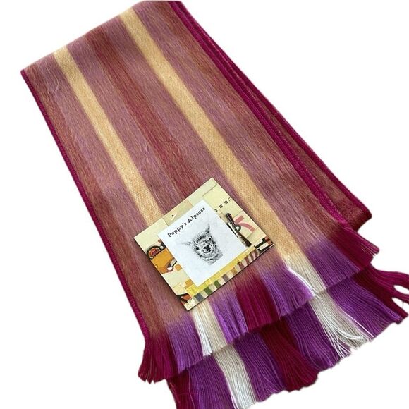 Beautiful alpaca scarf from Ecuador so soft and warm! - Picture 1 of 10